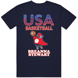 Breanna Stewart Team Usa Basketball Paris 2024 Fan T Shirt