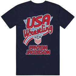 Payton Jacobson Team Usa Wrestling Paris 2024 T Shirt