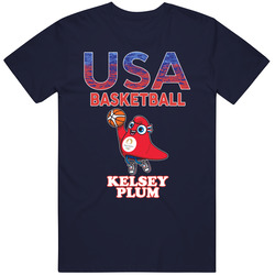 Kelsey Plum Team Usa Basketball Paris 2024 Fan T Shirt