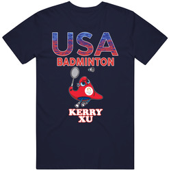 Kerry Xu Team Usa Badminton Paris 2024 Fan T Shirt