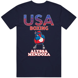 Alyssa Mendoza Team Usa Boxing Paris 2024 Sports T Shirt