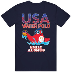 Emily Ausmus Team Usa Water Polo Paris 2024 Sports T Shirt