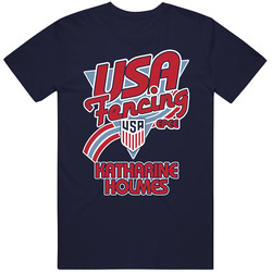 Katharine Holmes Team Usa Fencing Epee Paris 2024 T Shirt