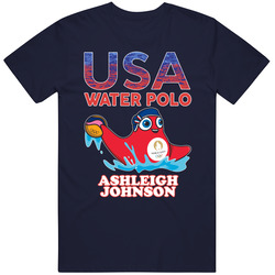 Ashleigh Johnson Team Usa Water Polo Paris 2024 Sports T Shirt
