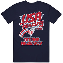 Tatiana Nazlymov Team Usa Fencing Sabre Paris 2024 T Shirt