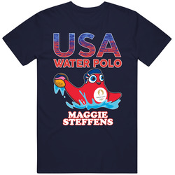 Maggie Steffens Team Usa Water Polo Paris 2024 Sports T Shirt