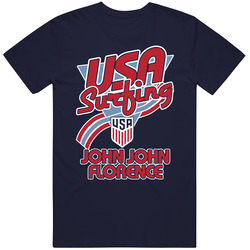 John John Florence Usa Surfing Paris 2024 T Shirt