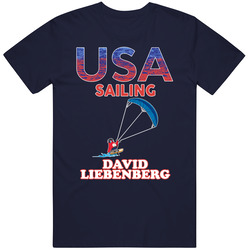 David Liebenberg Team Usa Sailing Paris 2024 Sports T Shirt