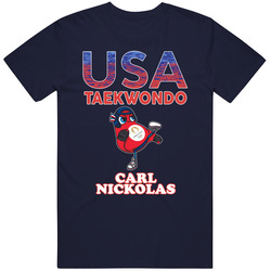 Carl Nickolas Team Usa Taekwondo Paris 2024 Sports T Shirt