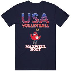 Maxwell Holt Team Usa Volleyball Paris 2024 Sports T Shirt