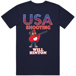Will Hinton Team Usa Shooting Paris 2024 Sports T Shirt