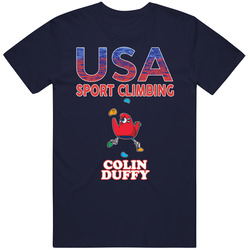 Colin Duffy Team Usa Sport Climbing Paris 2024 Sports T Shirt