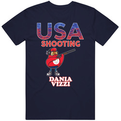 Dania Vizzi Team Usa Shooting Paris 2024 Sports T Shirt