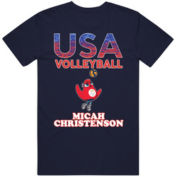 Micah Christenson Team Usa Volleyball Paris 2024 Sports T Shirt