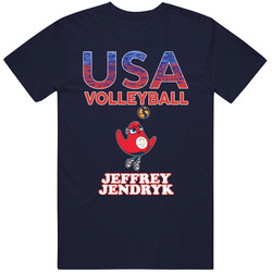 Jeffrey Jendryk Team Usa Volleyball Paris 2024 Sports T Shirt