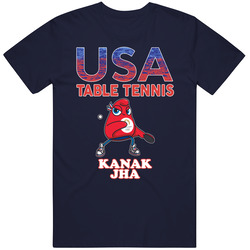 Kanak Jha Team Usa Table Tennis Paris 2024 Sports T Shirt