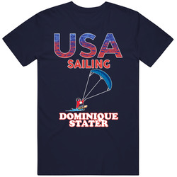 Dominique Stater Team Usa Sailing Paris 2024 Sports T Shirt