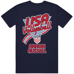 Aaron Russell Usa Volleyball Paris 2024 T Shirt