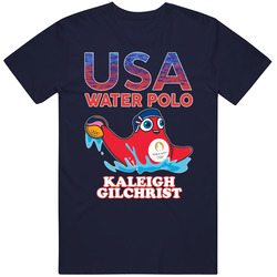 Kaleigh Gilchrist Team Usa Water Polo Paris 2024 Sports T Shirt