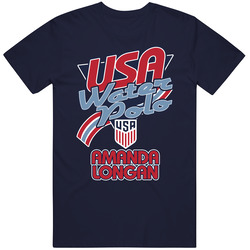 Amanda Longan Team Usa Water Polo Paris 2024 T Shirt