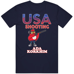Ada Korkhim Team Usa Shooting Paris 2024 Sports T Shirt