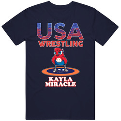 Kayla Miracle Team Usa Wrestling Paris 2024 Sports T Shirt
