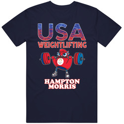 Hampton Morris Team Usa Weightlifting Paris 2024 Sports T Shirt