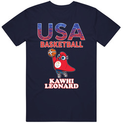 Kawhi Leonard Team Usa Basketball Paris 2024 Fan T Shirt