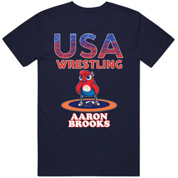 Aaron Brooks Team Usa Wrestling Paris 2024 Sports T Shirt