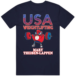 Mary Theisen-lappen Team Usa Weightlifting Paris 2024 Sports T Shirt