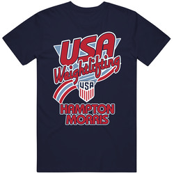 Hampton Morris Team Usa Weightlifting Paris 2024 T Shirt