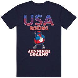 Jennifer Lozano Team Usa Boxing Paris 2024 Fan T Shirt