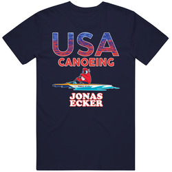 Jonas Ecker Team Usa Canoeing Paris 2024 Fan T Shirt