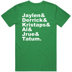 Jalen And Derrick And Kristaps And Al And Jrue And Tatum Basketball Fa