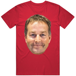 Kasper Hjulmand Denmark Coach Big Head T Shirt