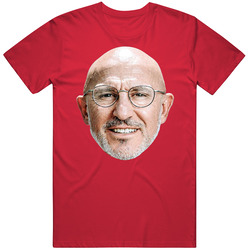 Luis De La Fuente Spain Coach Big Head T Shirt