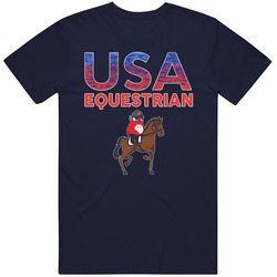 Team Usa Equestrian Paris 2024 Sports T Shirt