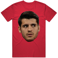 Alvaro Morata Spain Big Head T Shirt