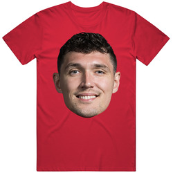 Andreas Christensen Denmark Big Head T Shirt
