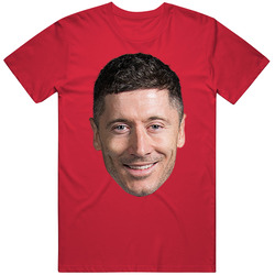 Robert Lewandowski Poland Euro 2024 Big Head T Shirt