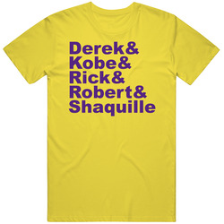 Derek Fisher & Kobe Bryant & Rick Fox & Robert Horry &