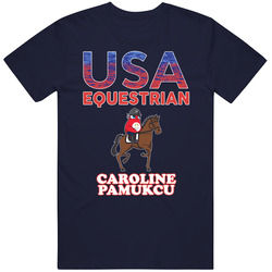 Caroline Pamukcu Team Usa Equestrian Paris 2024 Sports T Shirt