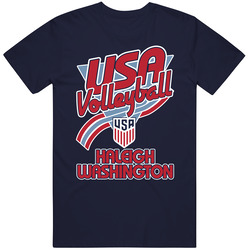 Haleigh Washington Team Usa Volleyball Paris 2024 T Shirt