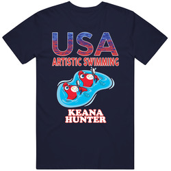 Keana Hunter Team Usa Artistic Swimming Paris 2024 Sports T Shirt
