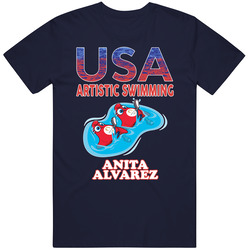 Anita Alvarez Team Usa Artistic Swimming Paris 2024 Sports T Shirt