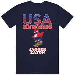 Jagger Eaton Team Usa Skateboarding Paris 2024 Fan T Shirt