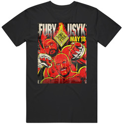 Tyson Fury Vs Oleksandr Usyk Ring Of Fire Boxing Fan T Shirt