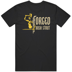 Forged Irish Stout Beer Lovers T Shirt