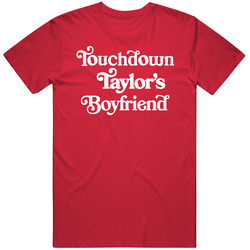 Touchdown Taylor's Boyfriend T Shirt