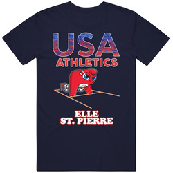 Elle St Pierre Team Usa Athletics Paris 2024 Fan T Shirt